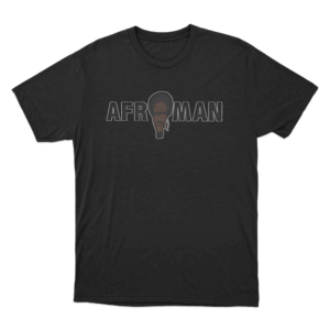 Afroman Face Silhouette T Shirt Black