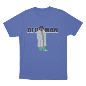 Afroman Full Figure T Shirt Blue