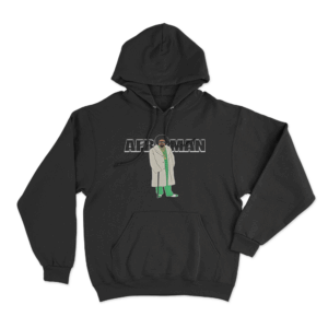 Afroman Full Figure Unisex Hoodie Black