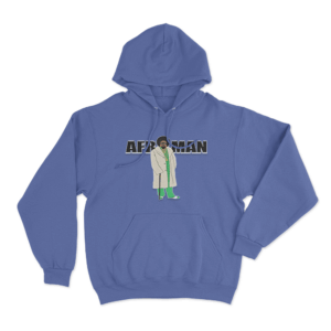 Afroman Full Figure Unisex Hoodie Blue