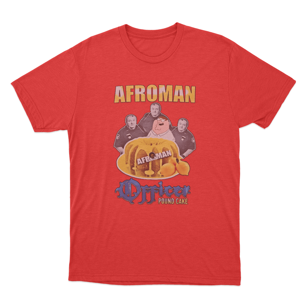 Afroman Lemon Pound Cake Unisex T Shirt Red Afroman Lemon Pound Cake Unisex T Shirt Red