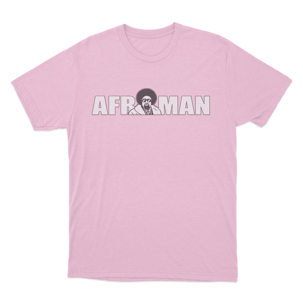 Afroman Logo T Shirt Pink Afroman Logo T Shirt Pink