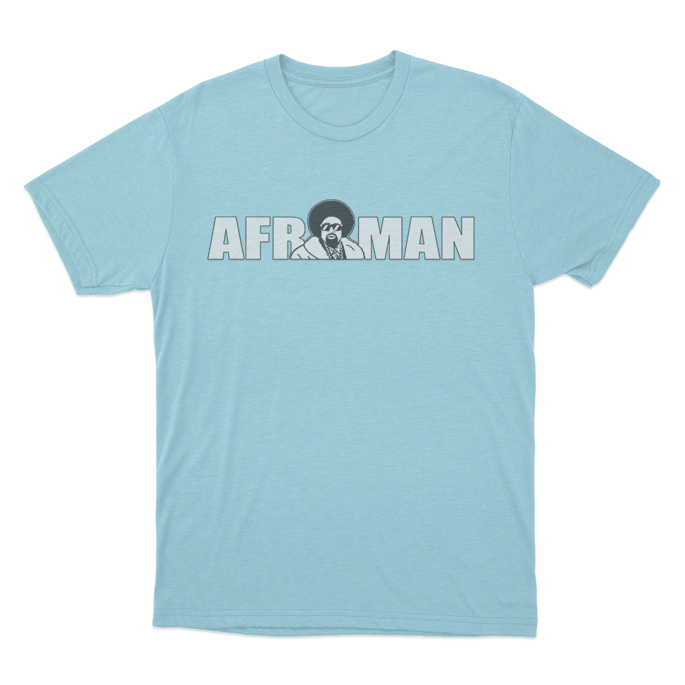 Afroman Logo T Shirt Sky Blue Afroman Logo T Shirt Sky Blue