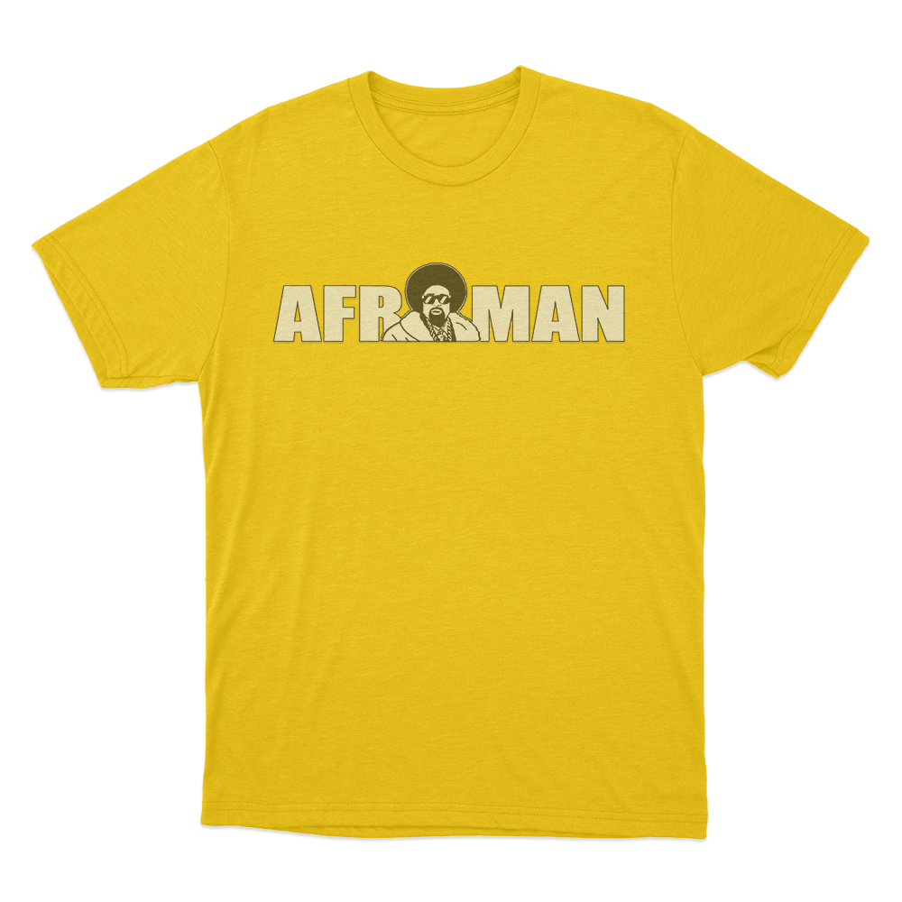 Afroman Logo T Shirt Yellow Afroman Logo T Shirt Yellow