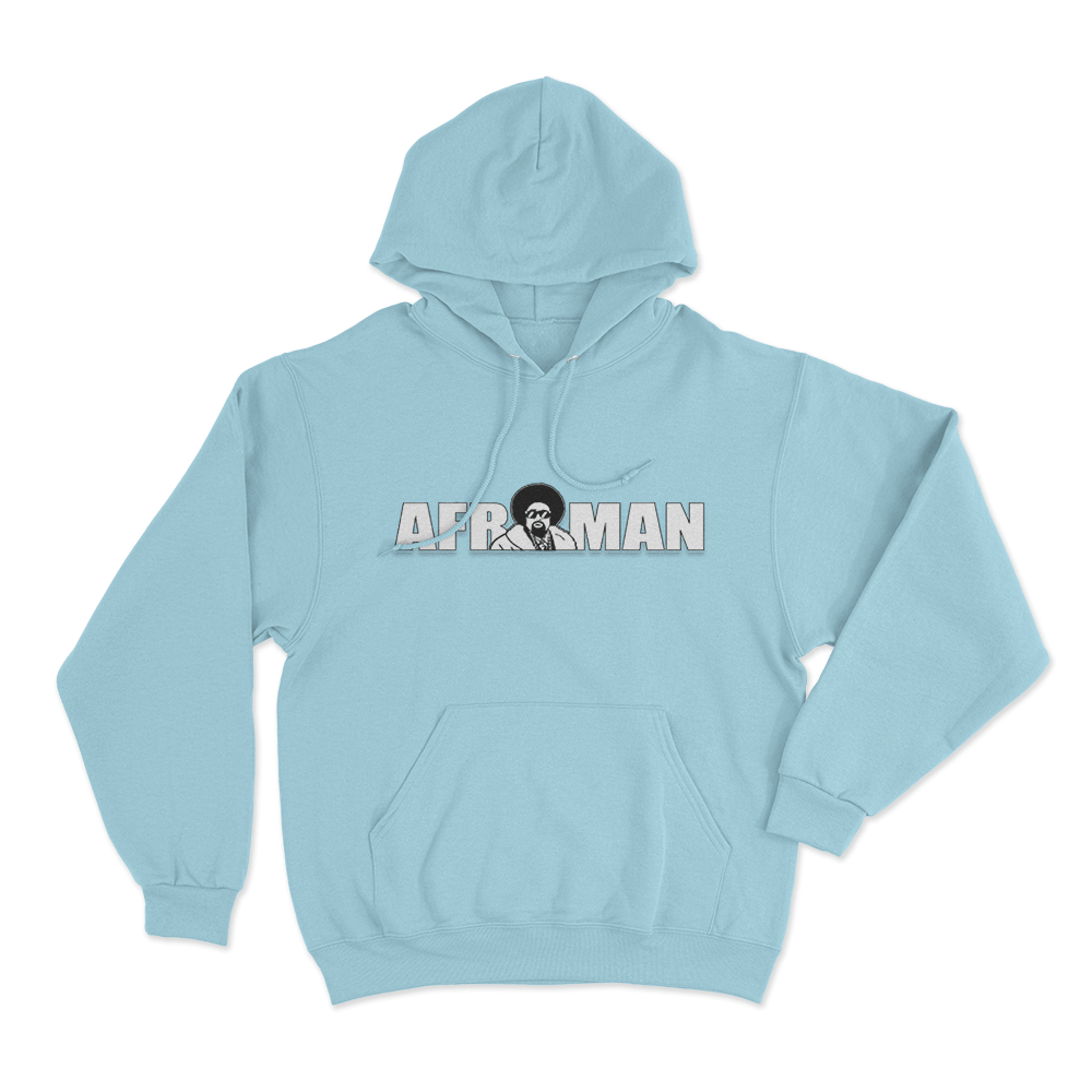 Afroman Logo Unisex Hoodie Sky Blue Afroman Logo Unisex Hoodie Sky Blue