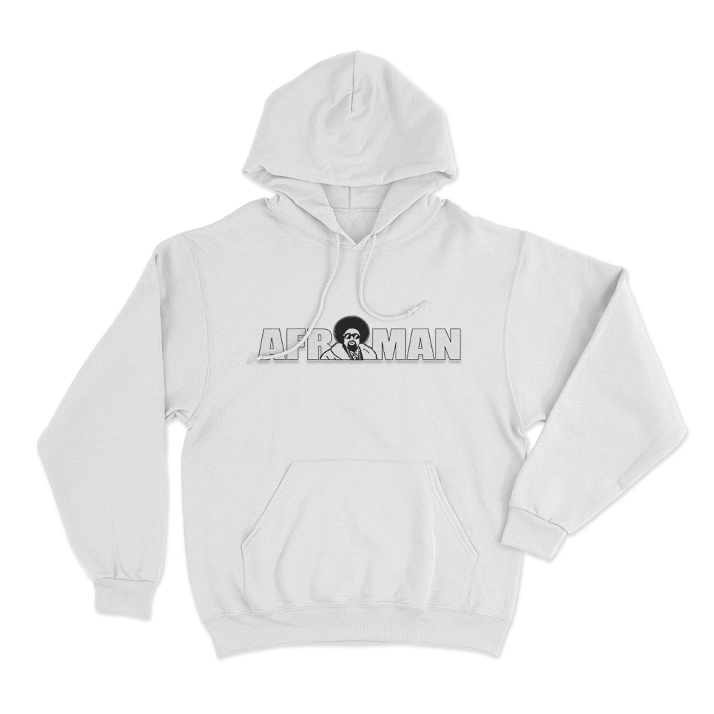 Afroman Logo Unisex Hoodie White Afroman Logo Unisex Hoodie White