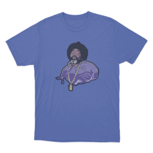 Afroman Portrait T Shirt Blue