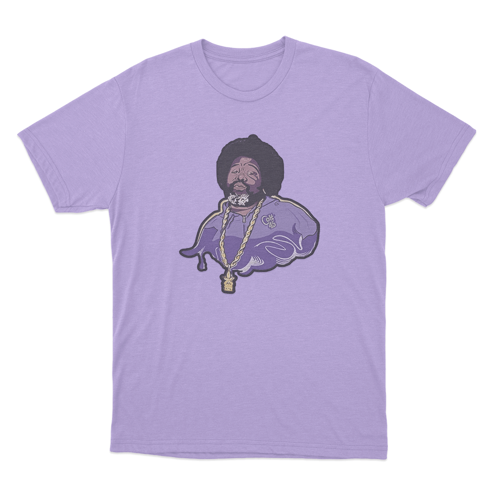 Afroman Portrait T Shirt Purple Afroman Portrait T Shirt Purple