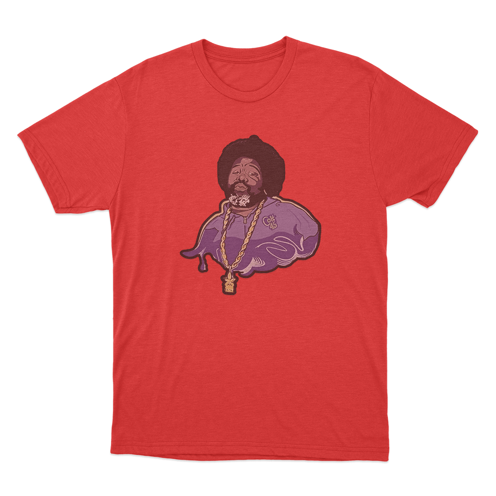 Afroman Portrait T Shirt Red Afroman Portrait T Shirt Red