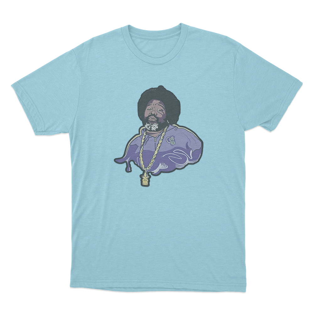 Afroman Portrait T Shirt Sky Blue Afroman Portrait T Shirt Sky Blue