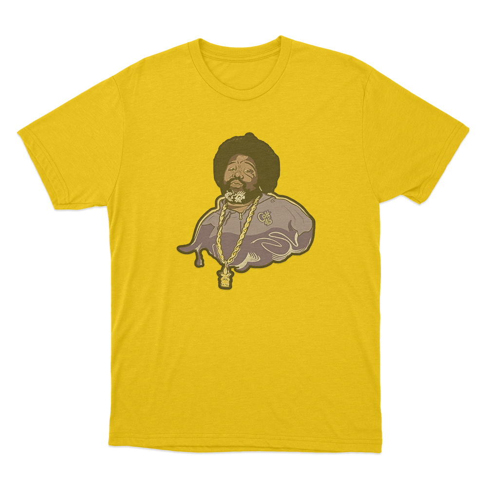 Afroman Portrait T Shirt Yellow Afroman Portrait T Shirt Yellow