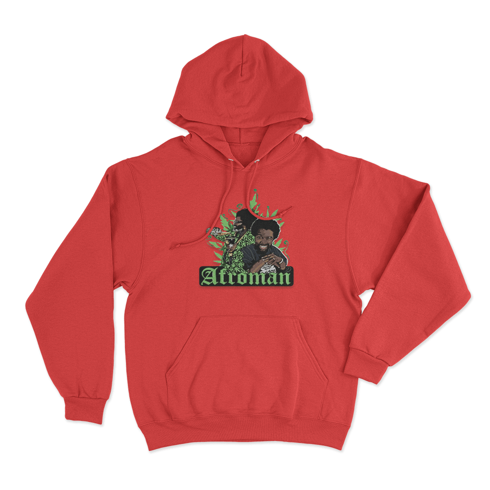 Afroman version 3 Unisex Hoodie Red Afroman version 3 Unisex Hoodie Red