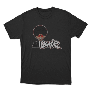 BMR Afro Character T Shirt Black