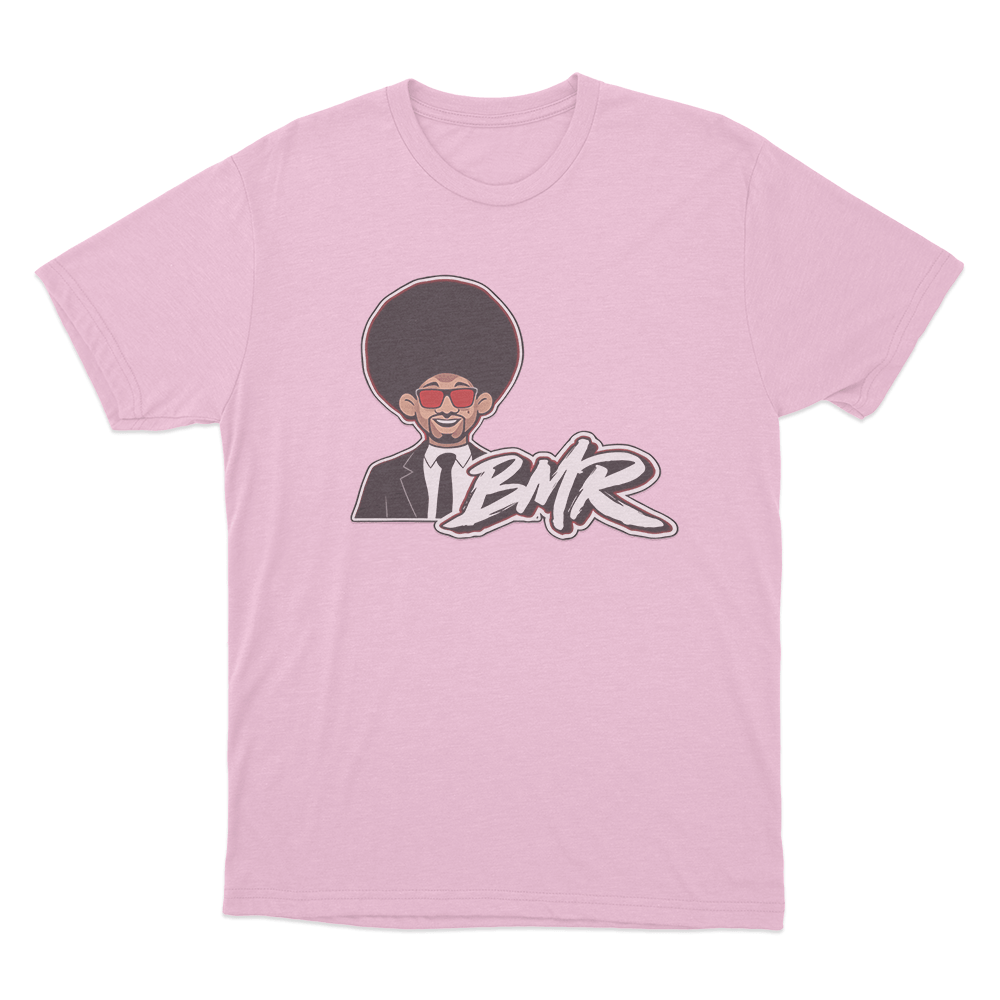 BMR Afro Character T Shirt Pink BMR Afro Character T Shirt Pink