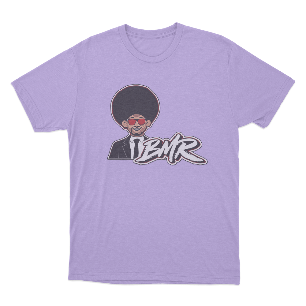 BMR Afro Character T Shirt Purple BMR Afro Character T Shirt Purple