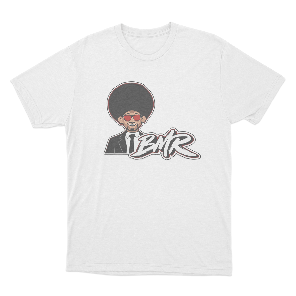 BMR Afro Character T Shirt White BMR Afro Character T Shirt White