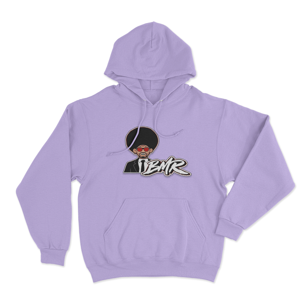 BMR Afro Character Unisex Hoodie Purple BMR Afro Character Unisex Hoodie Purple