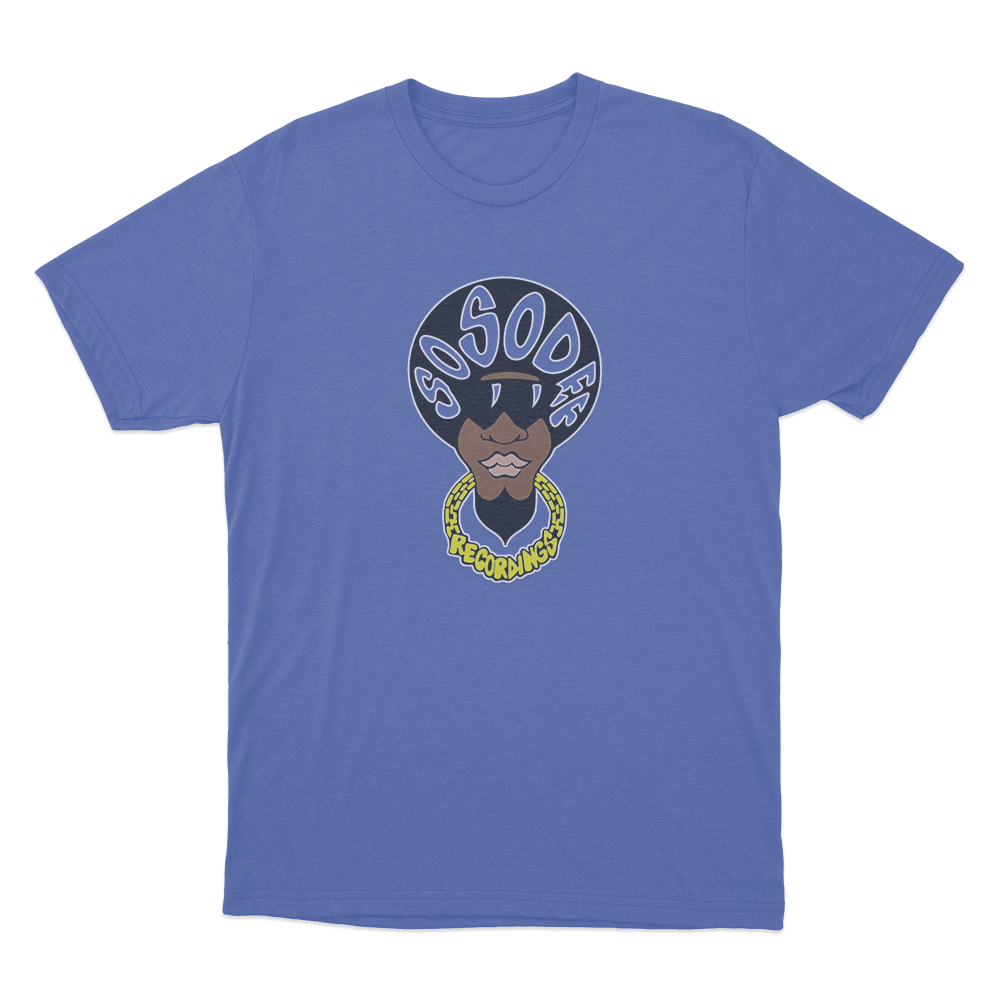 So So Def Afro Logo T Shirt Blue So So Def Afro Logo T Shirt Blue