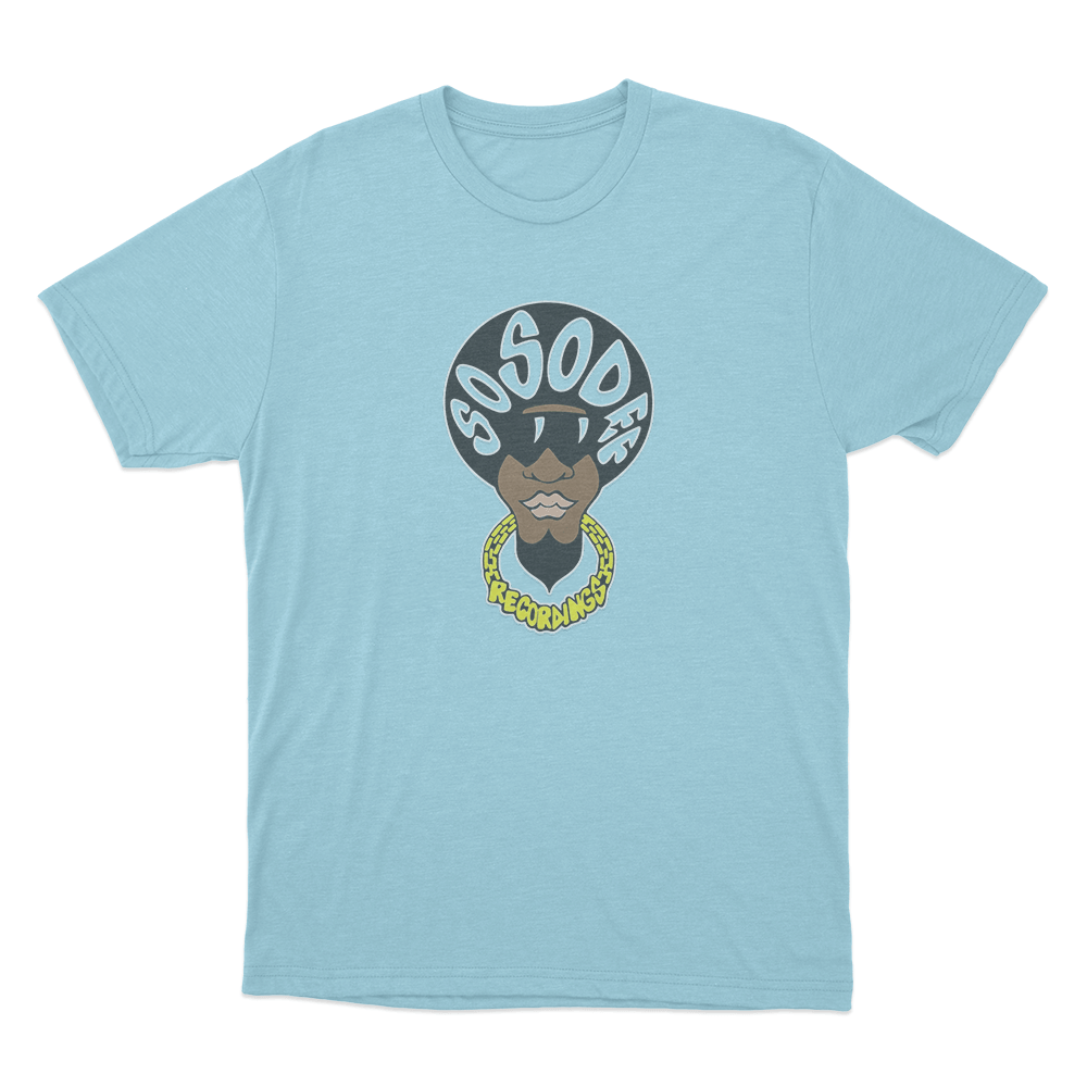 So So Def Afro Logo T Shirt Sky Blue So So Def Afro Logo T Shirt Sky Blue