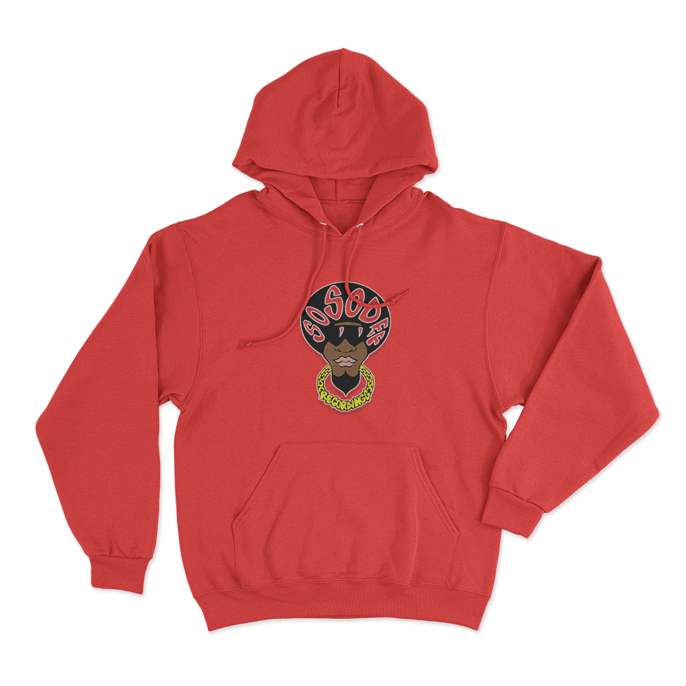 So So Def Afro Logo Unisex Hoodie Red So So Def Afro Logo Unisex Hoodie Red