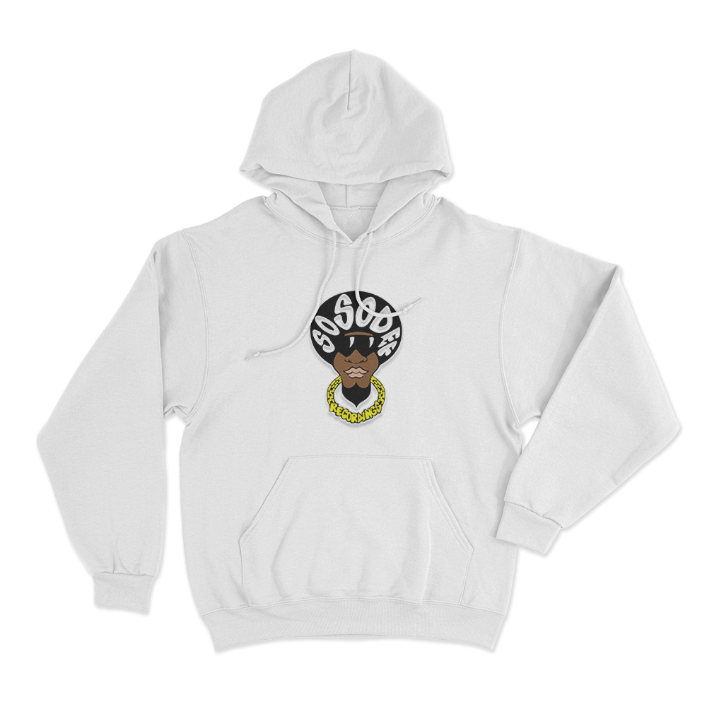 So So Def Afro Logo Unisex Hoodie White So So Def Afro Logo Unisex Hoodie White